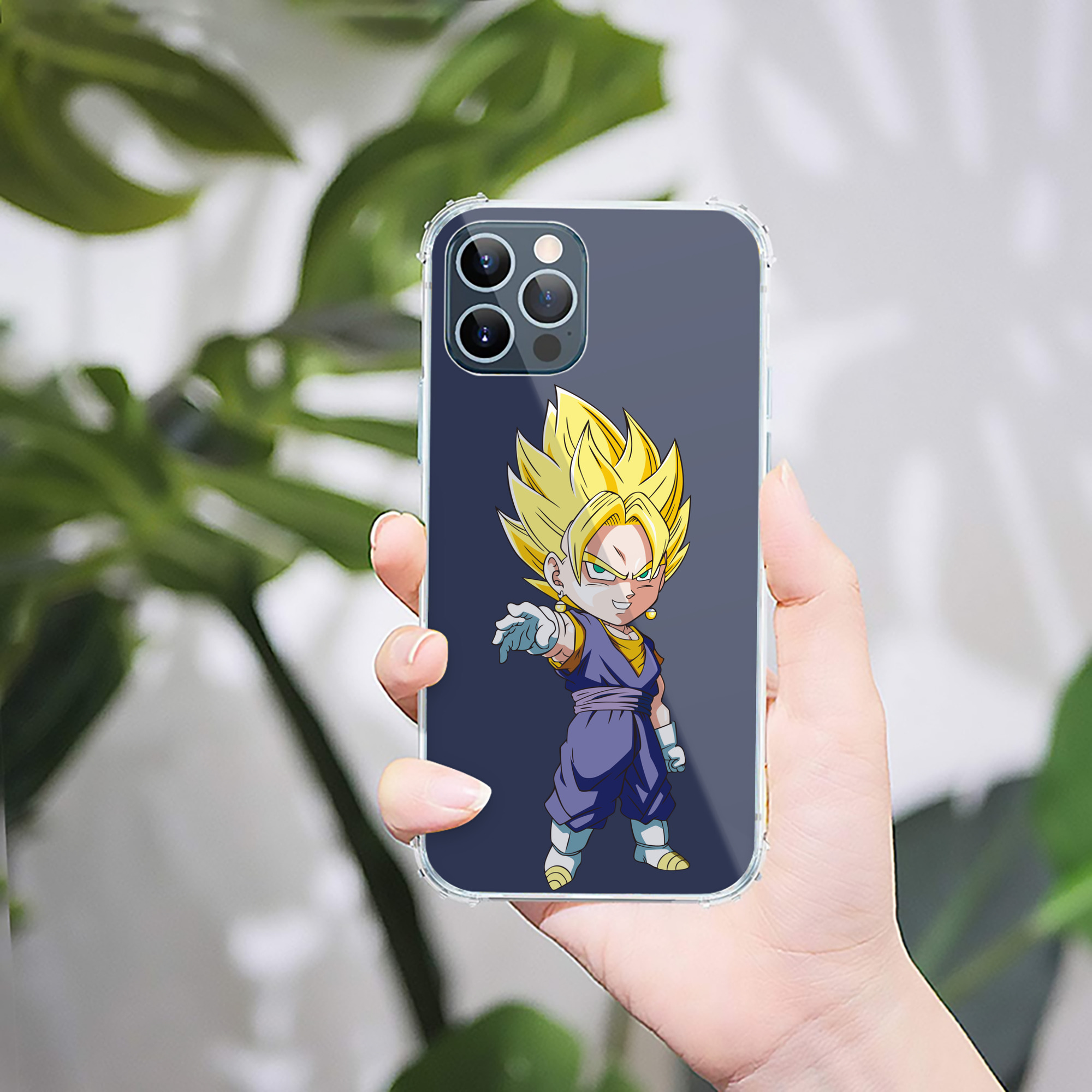 （画像用） ドラゴンボール ベジット DRAGON BALL Vegetto 【iPhone 12シリーズ対応】透明スマホケース（クリアソフトケース）